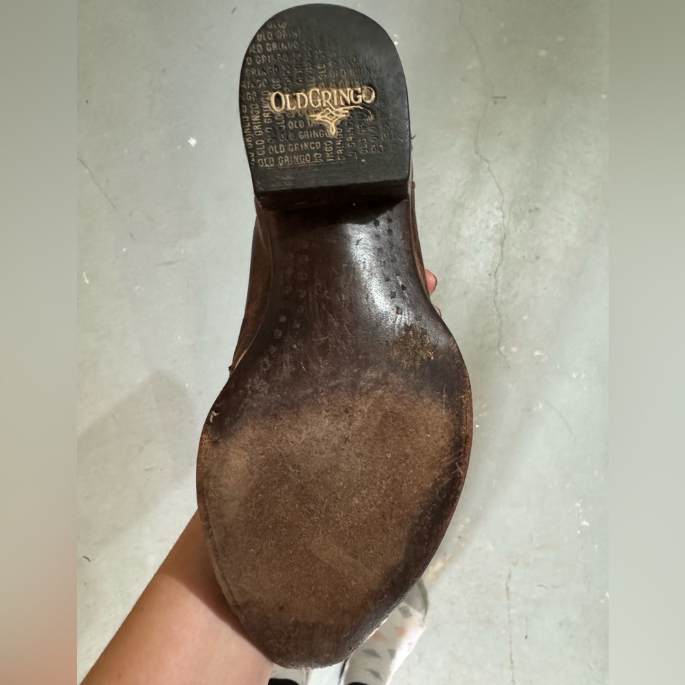 Old Gringo Distressed Brown Leather Boots - Picture 5 of 8